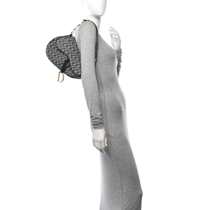 Christian Dior Monogram Saddle Bag Blue 2 of 11