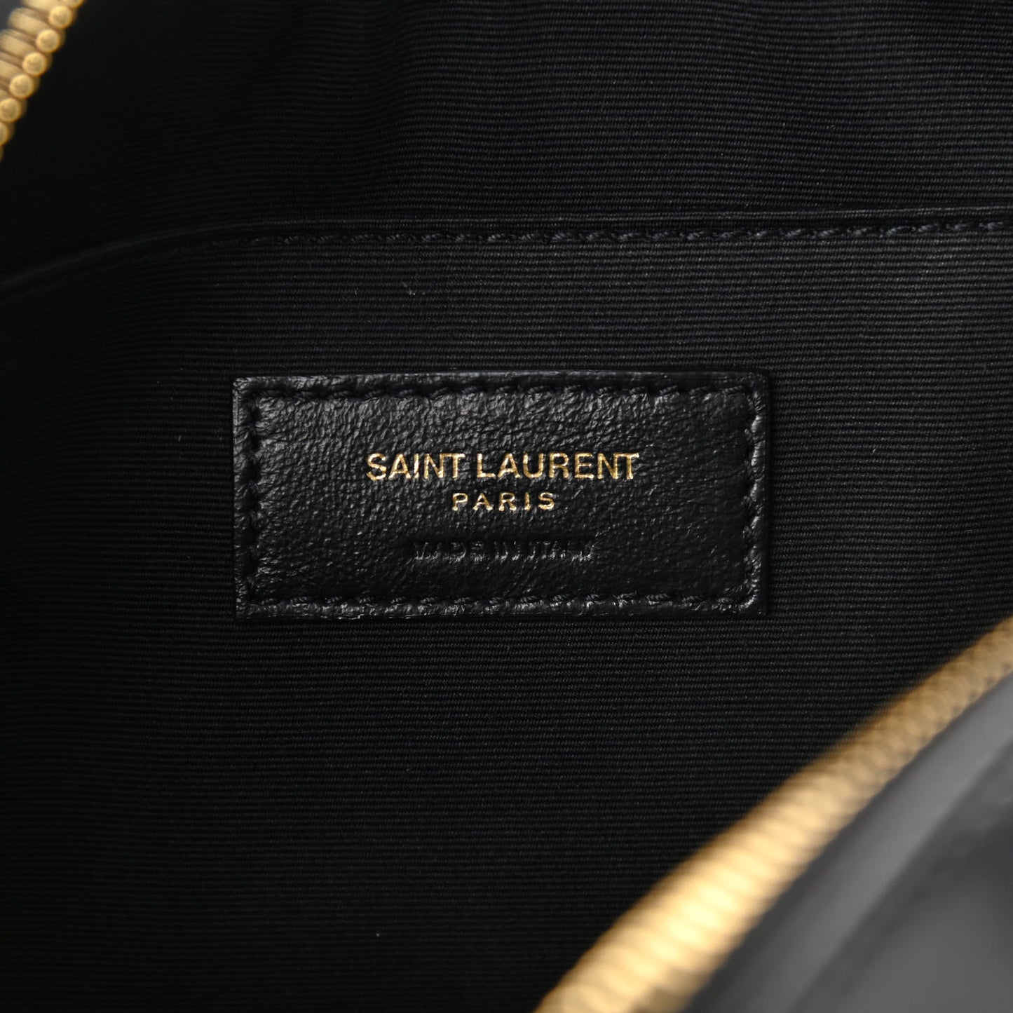 Calfskin Leopard Print Monogram Lou Camera Bag Black