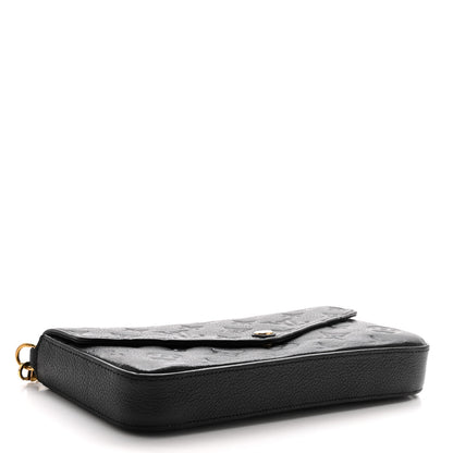 Louis Vuitton Empreinte Pochette Felicie Chain Wallet Black 4 of 9