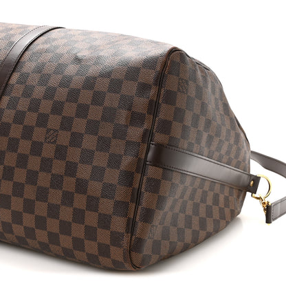Louis Vuitton Damier Ebene Keepall Bandouliere 55 10 of 12
