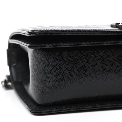 Chanel Caviar Quilted Medium Boy Flap Black 6 of 9
