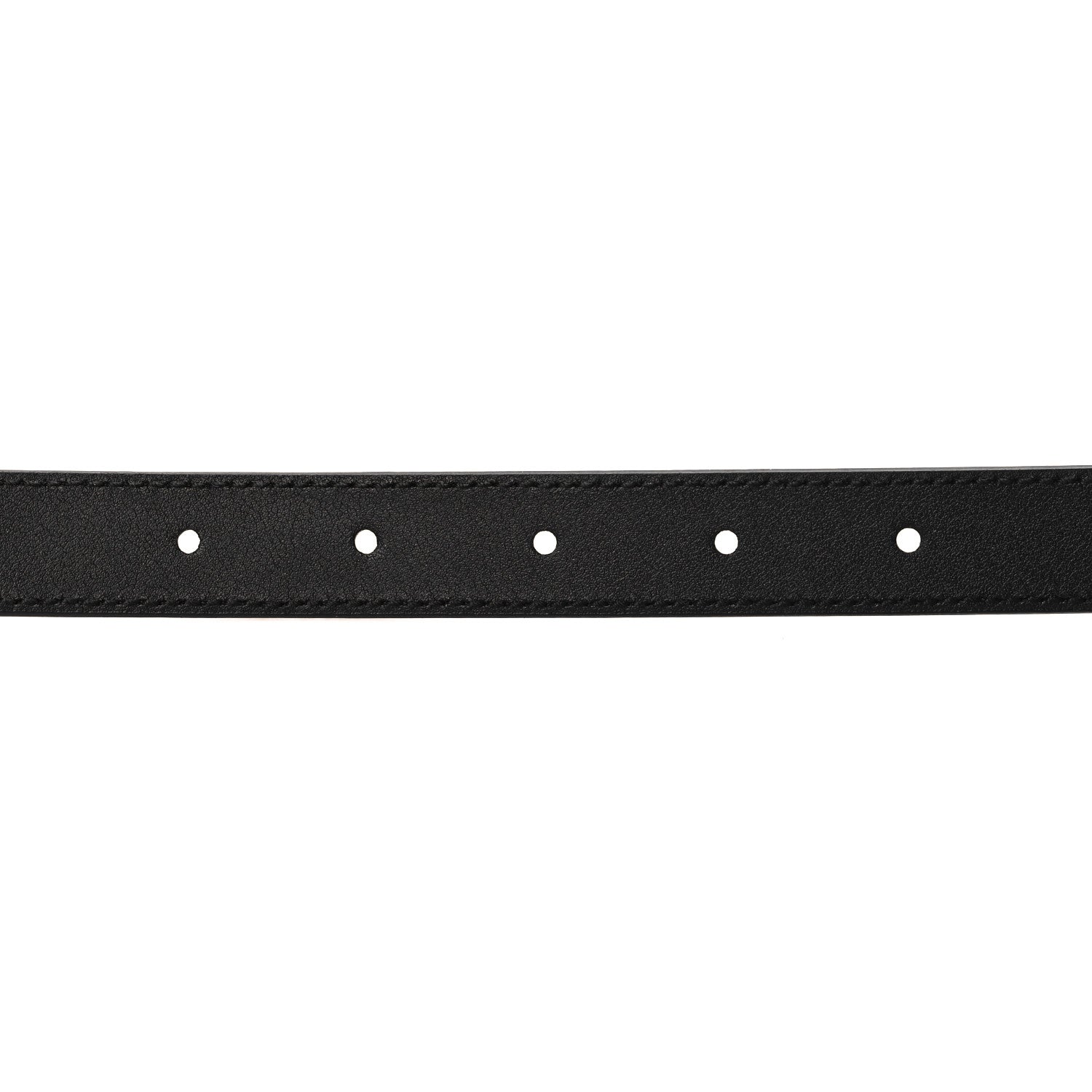 Gucci Calfskin Double G 20mm Belt 75 30 Black 4 of 5