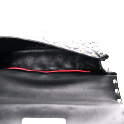 Valentino Garavani Lambskin Small Rockstud Spike Shoulder Bag Black 5 of 14