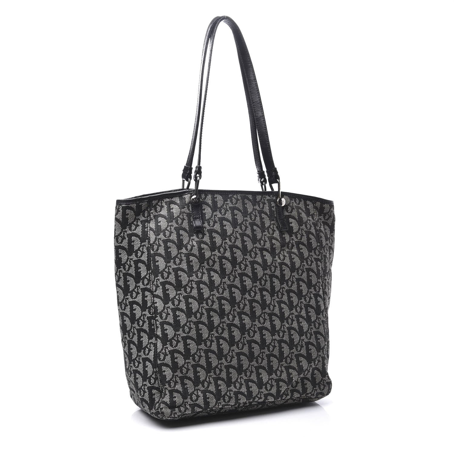 Christian Dior Monogram Tote Black 2 of 9