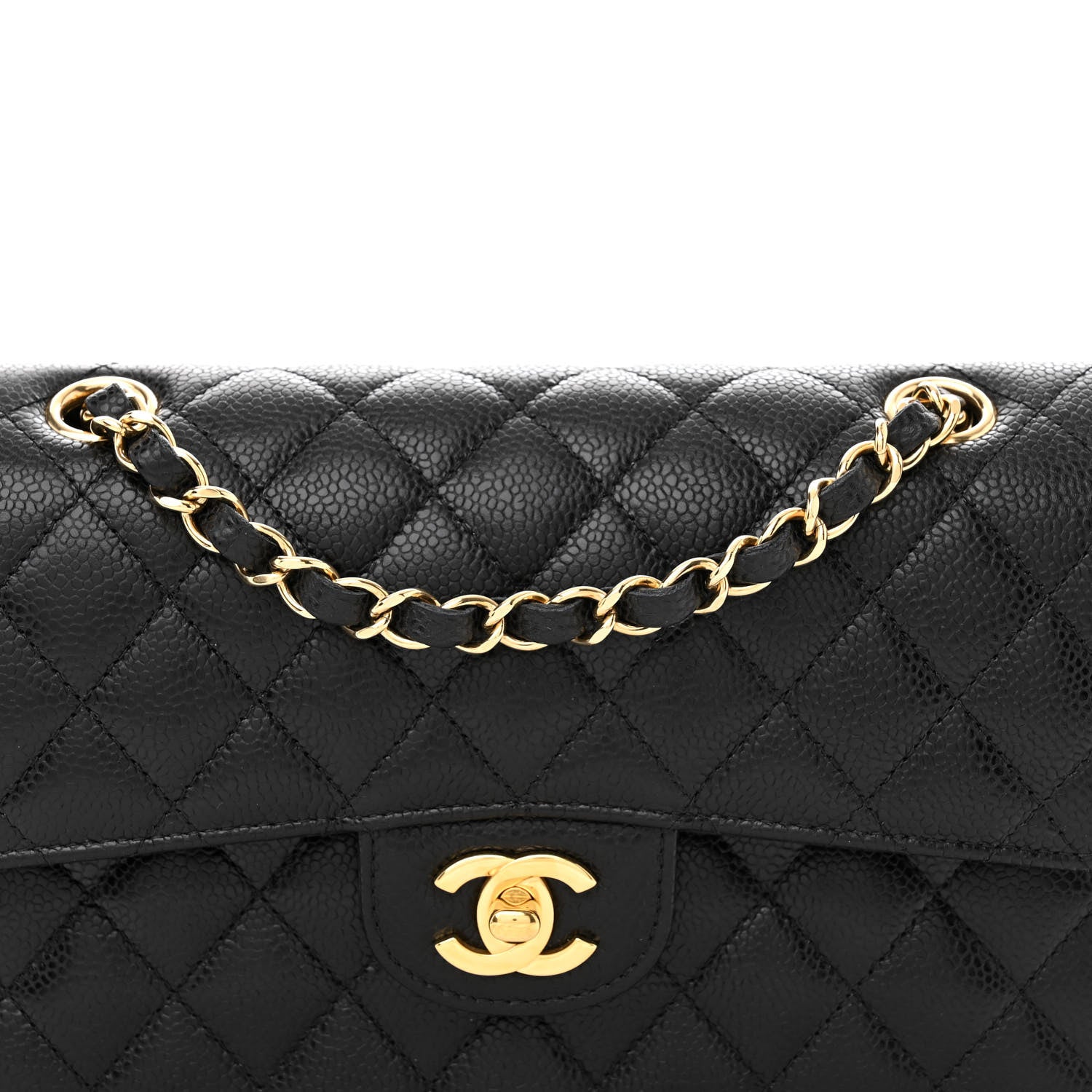 Chanel Caviar Quilted Small Double Flap Black 8 of 11