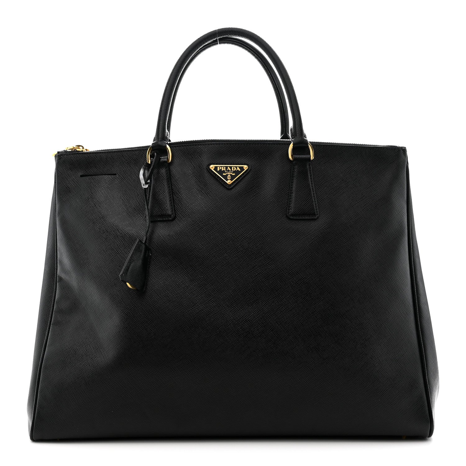 Prada Saffiano Lux Extra Large Galleria Double Zip Tote Black 1 of 12