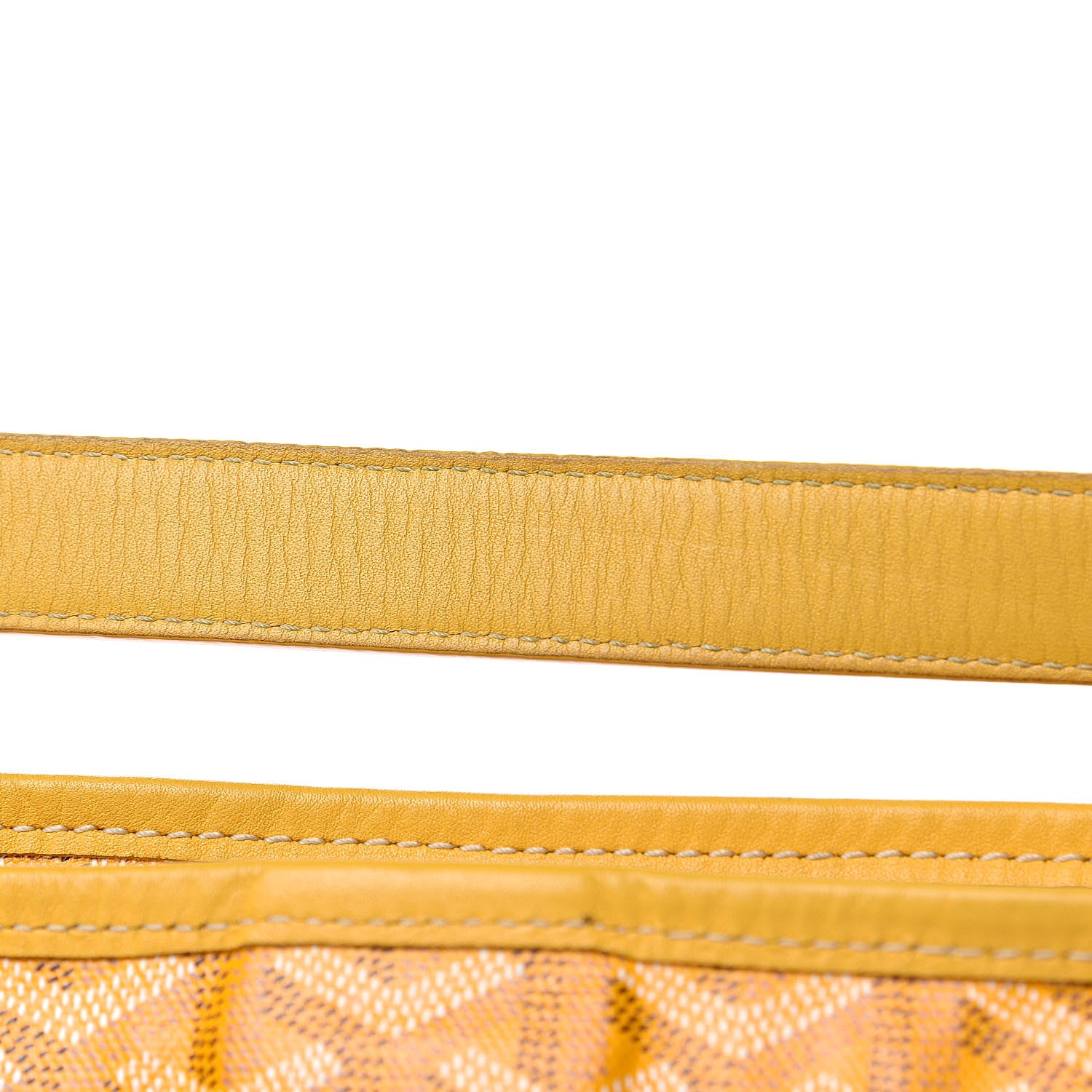 Goyard Goyardine Fidji Zip Hobo Yellow 10 of 13