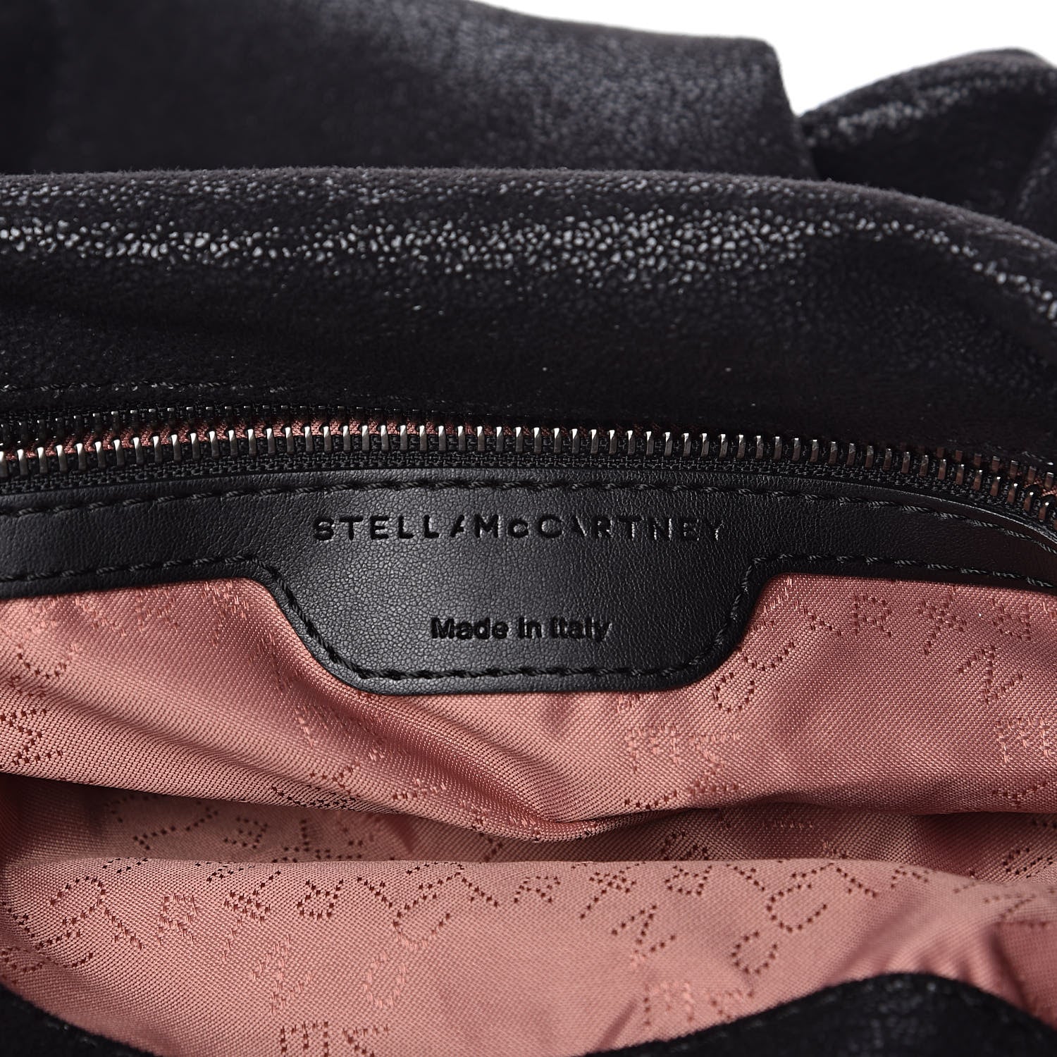 Stella McCartney Shaggy Deer Falabella Fold Over Tote Black 6 of 10