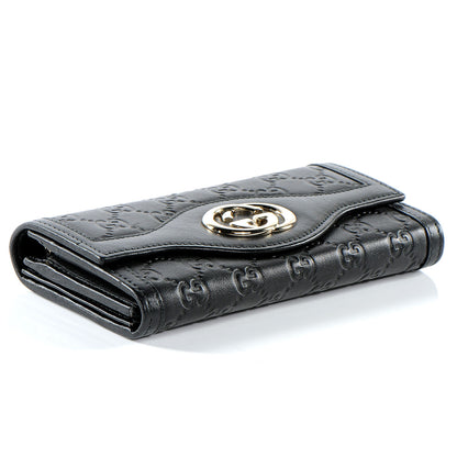 Gucci Guccissima Sukey Continental Wallet Continental Wallet Black 4 of 6