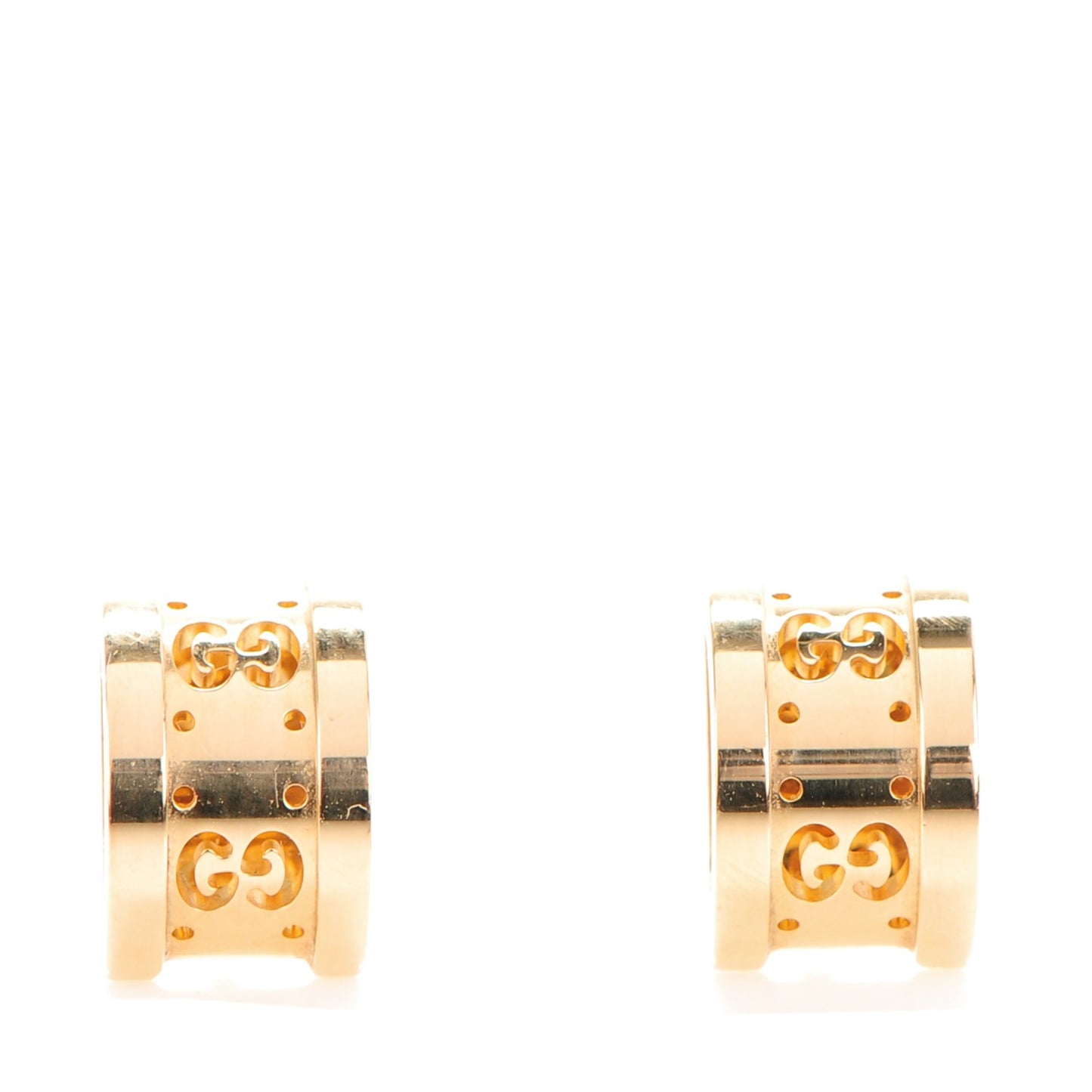 18K Yellow Gold Icon Twirl Earrings