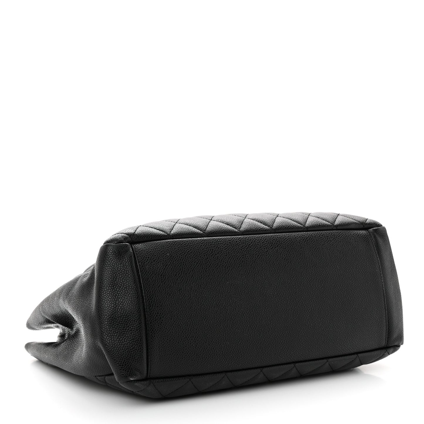 Caviar Quilted Grand Shopping Tote GST Black