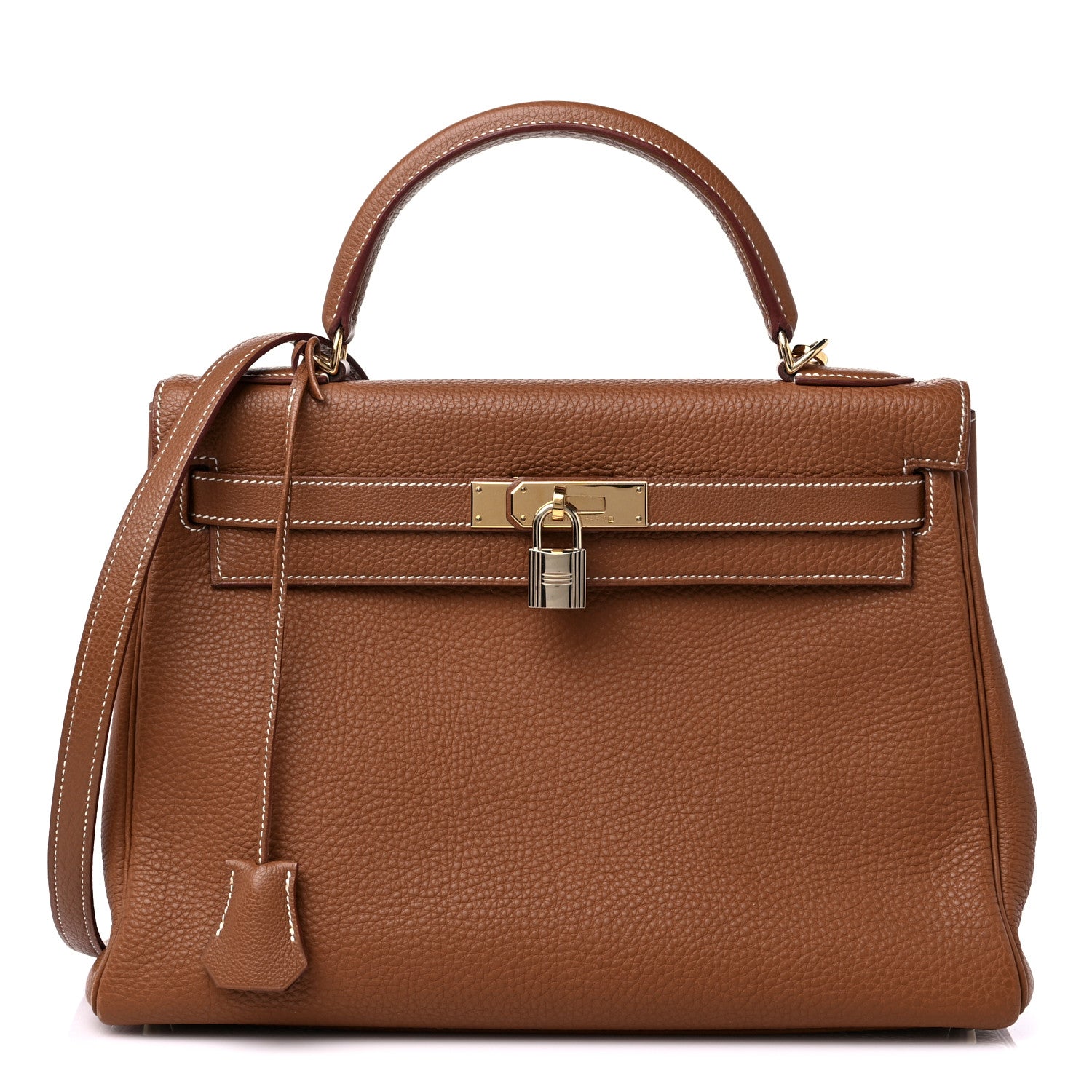 Hermes Togo Kelly Retourne 32 Gold 1 of 18