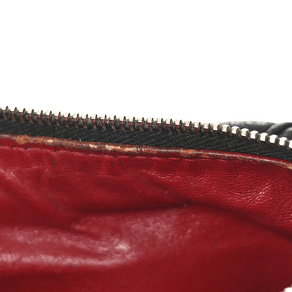 Chanel Lambskin Quilted Giant CC Accordion Shoulder Bag Black 11 of 12
