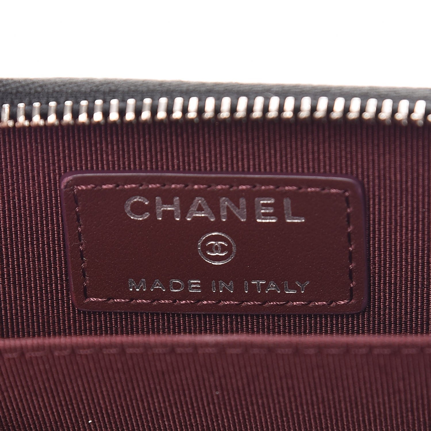 Chanel Caviar Quilted Zip Coin Purse Black 6 of 8