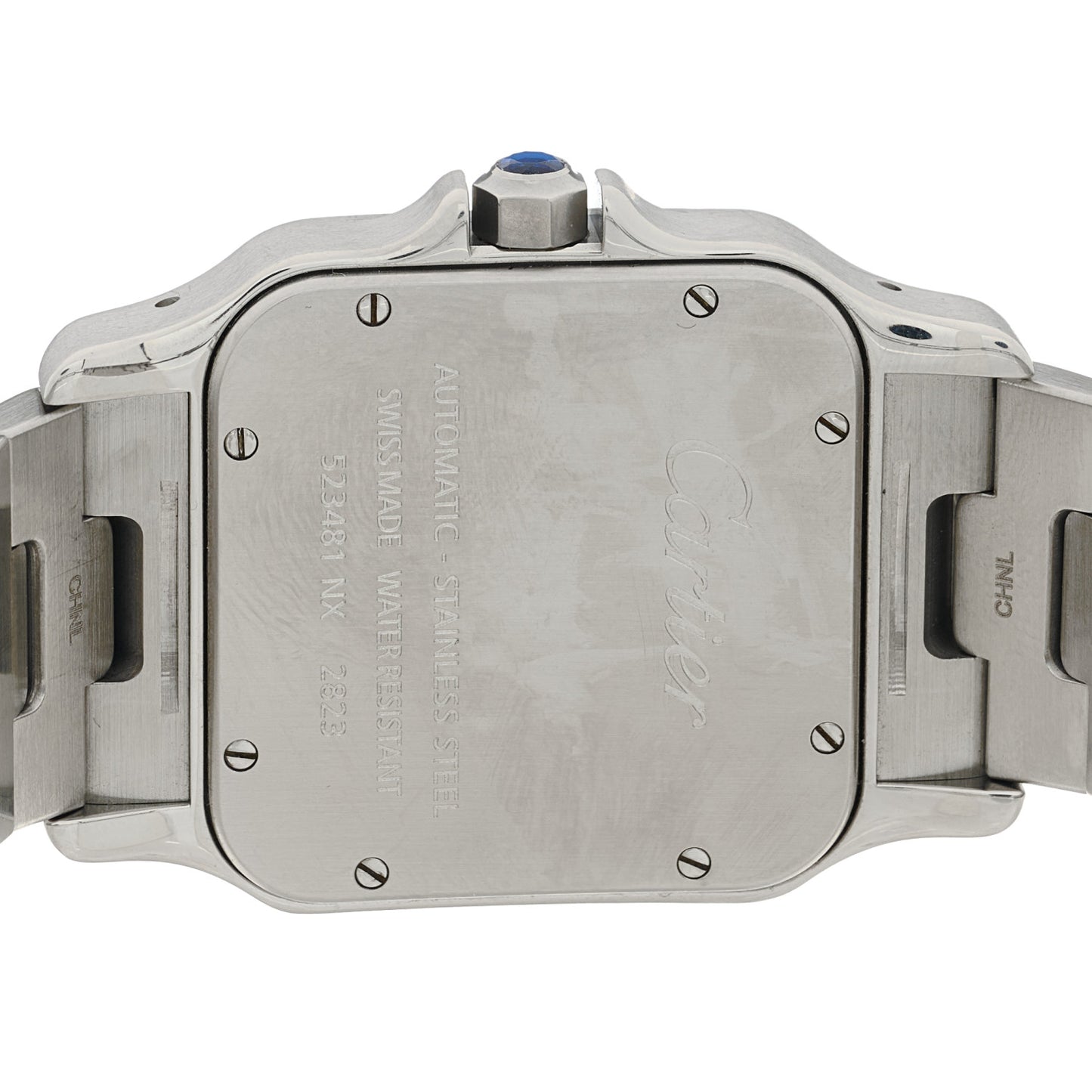 Stainless Steel 32mm Santos De Cartier Galbee Automatic Watch