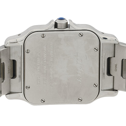 Cartier Stainless Steel 32mm Santos De Cartier Galbee Automatic Watch 4 of 5