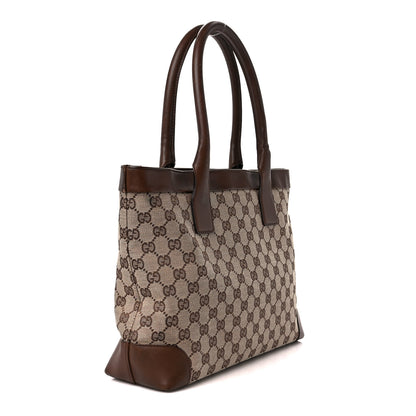 Gucci Monogram Tote Brown 3 of 14