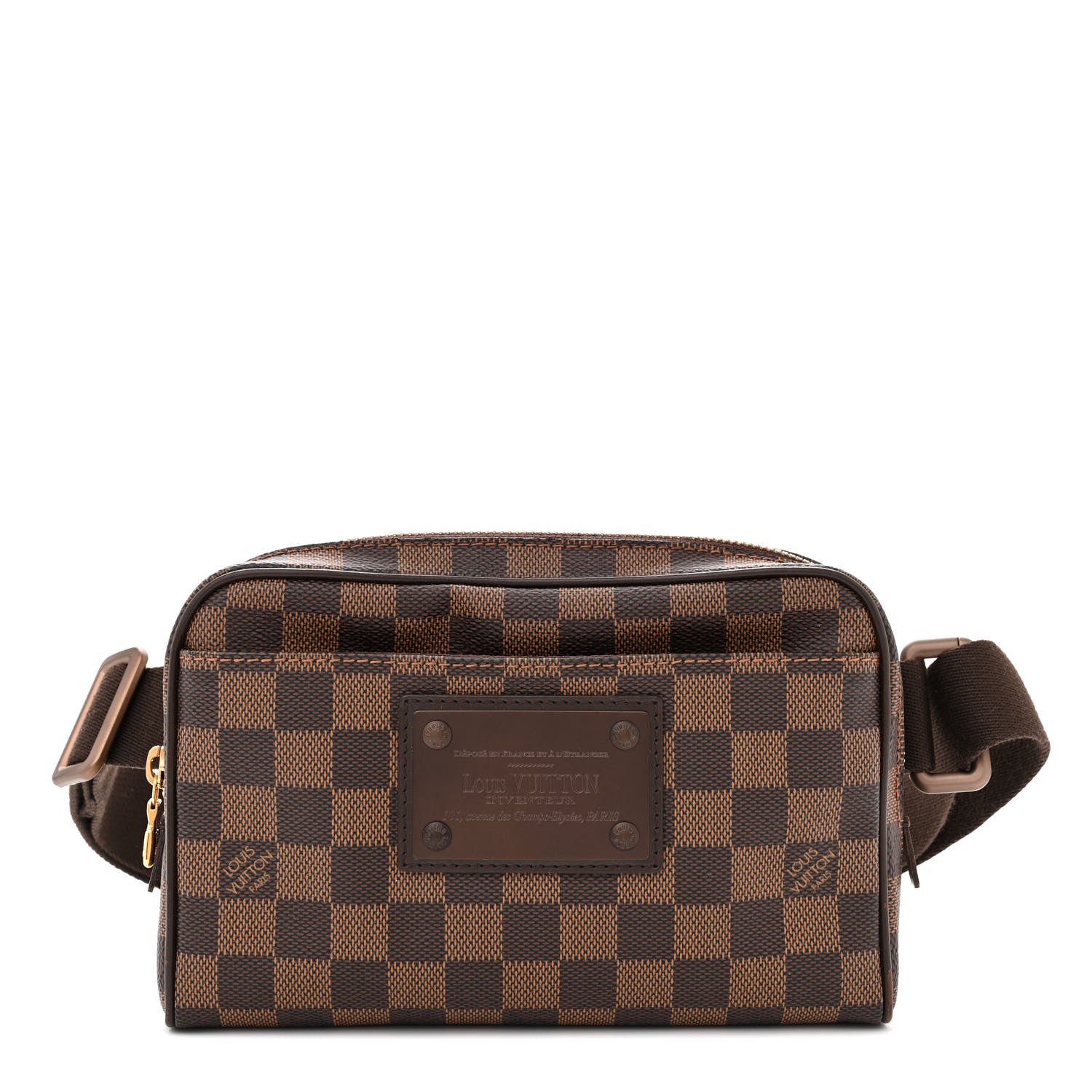 Louis Vuitton LOUIS VUITTON Damier Ebene Brooklyn Bum Bag 1 of 12