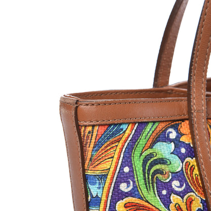 Dolce & Gabbana Printed Canvas Shopping Tote Multicolor 12 of 14