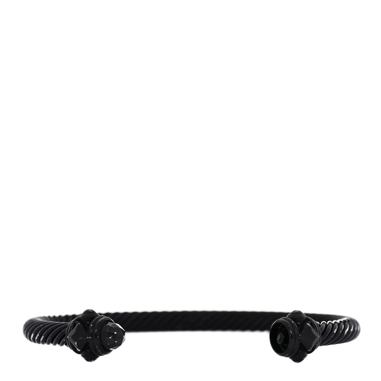 David Yurman Aluminum 5mm Renaissance Bracelet Black 1 of 6