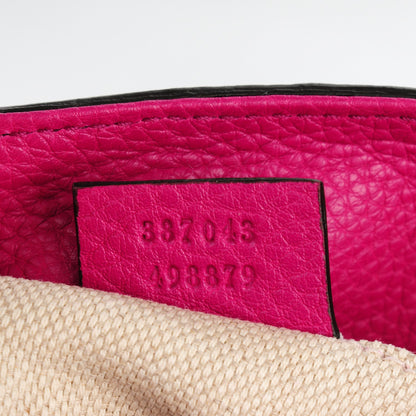 Gucci Cellarius Calfskin Small Soho Chain Shoulder Bag Bright Bouganville 7 of 7