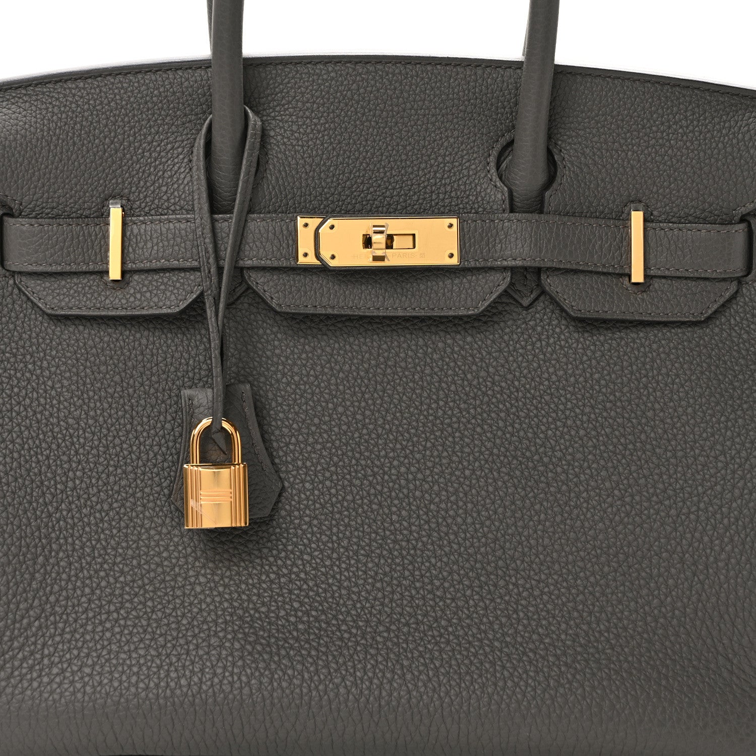 Hermes Togo Birkin 30 Etain 8 of 12