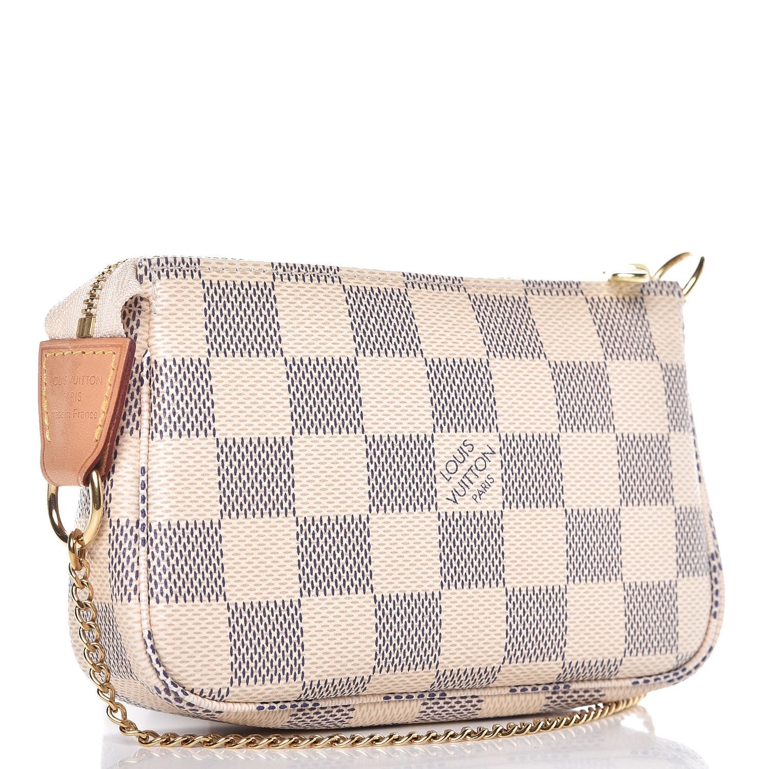 Louis Vuitton Damier Azur Mini Pochette Accessories 3 of 9