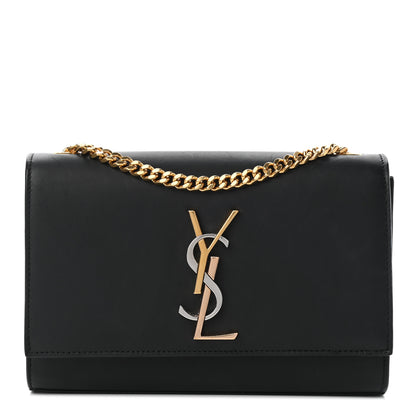 Saint Laurent Calfskin Small Monogram Kate Satchel Black 1 of 9