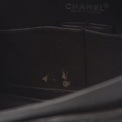 Chanel Caviar Quilted Medium Double Flap Brown 11 of 13