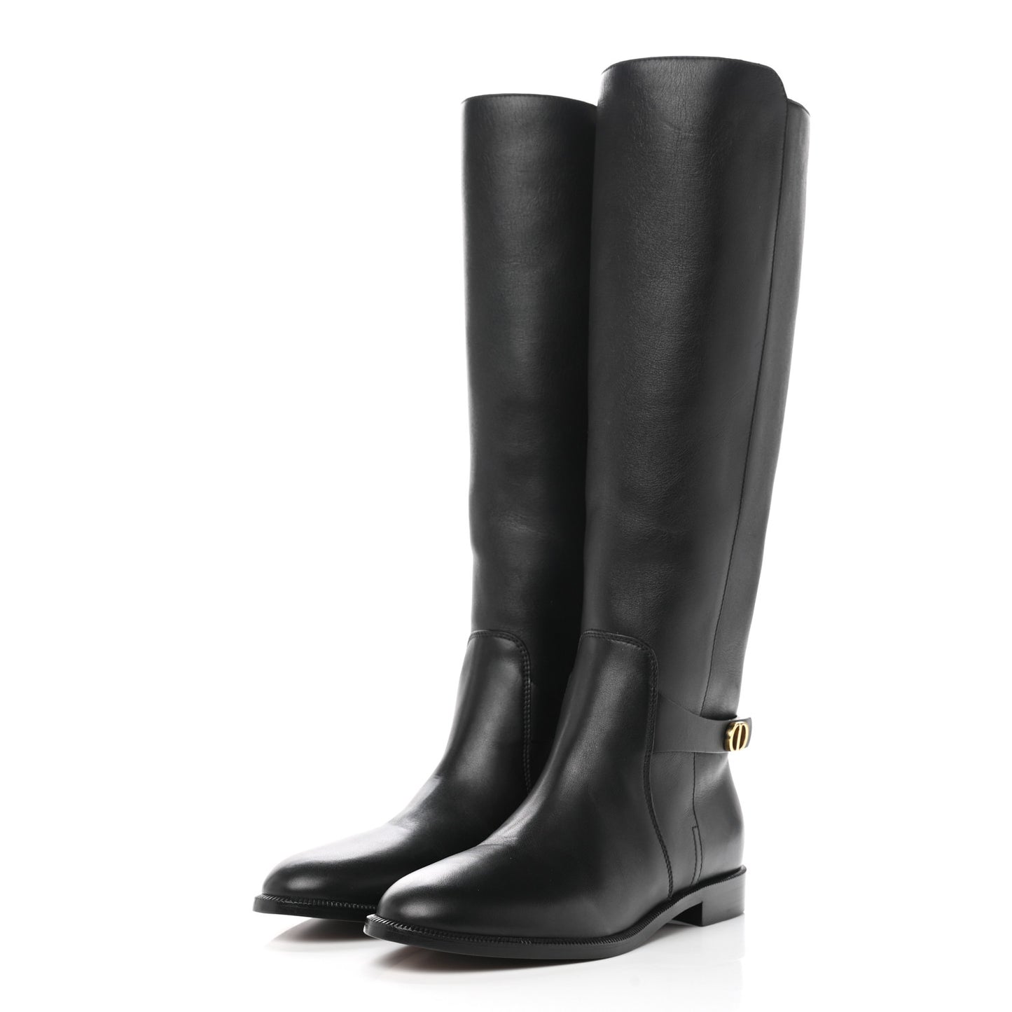 Soft Calfskin Empreinte High Boot 35.5 Black