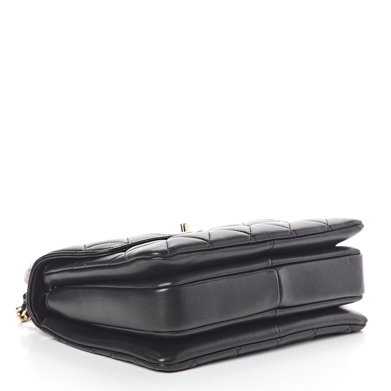 Chanel Lambskin Quilted Small Trendy CC Dual Handle Flap Bag Black 4 of 10
