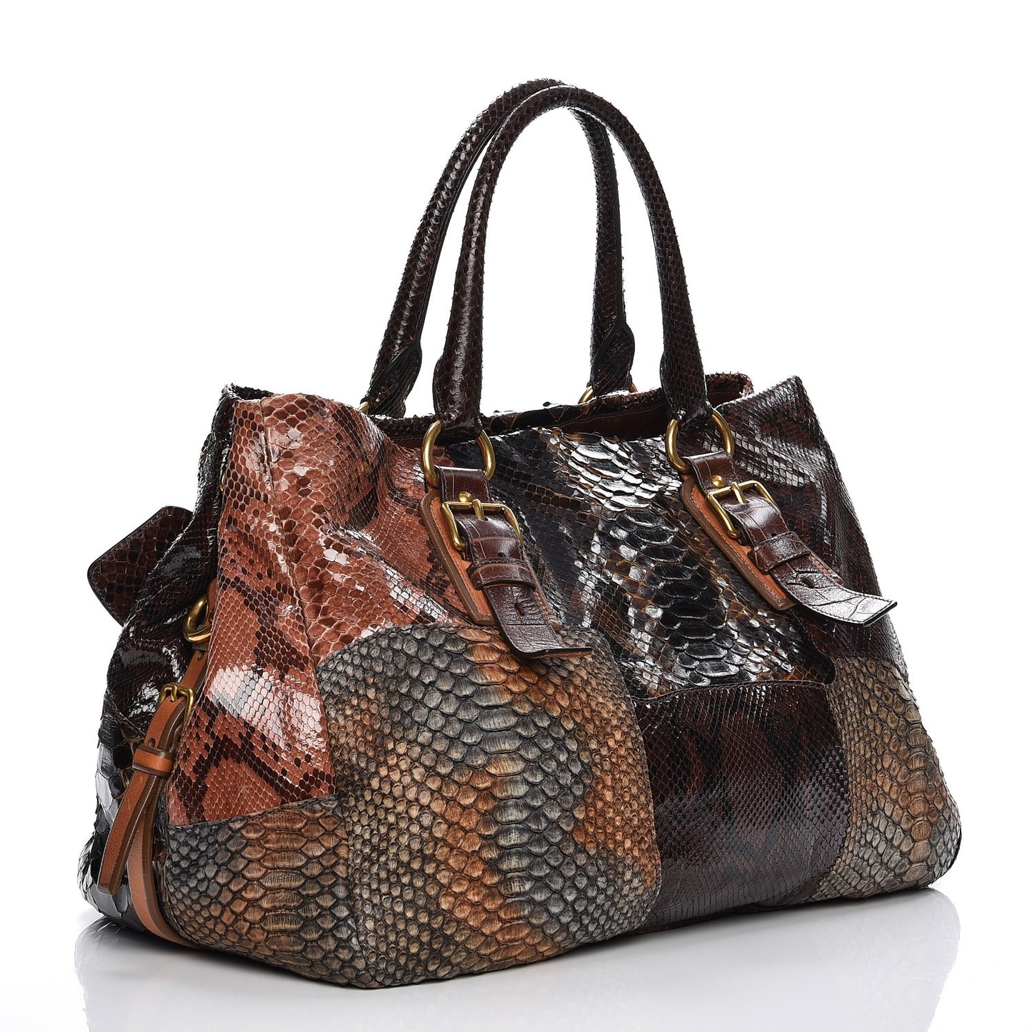 Python Patch Shopper Tote