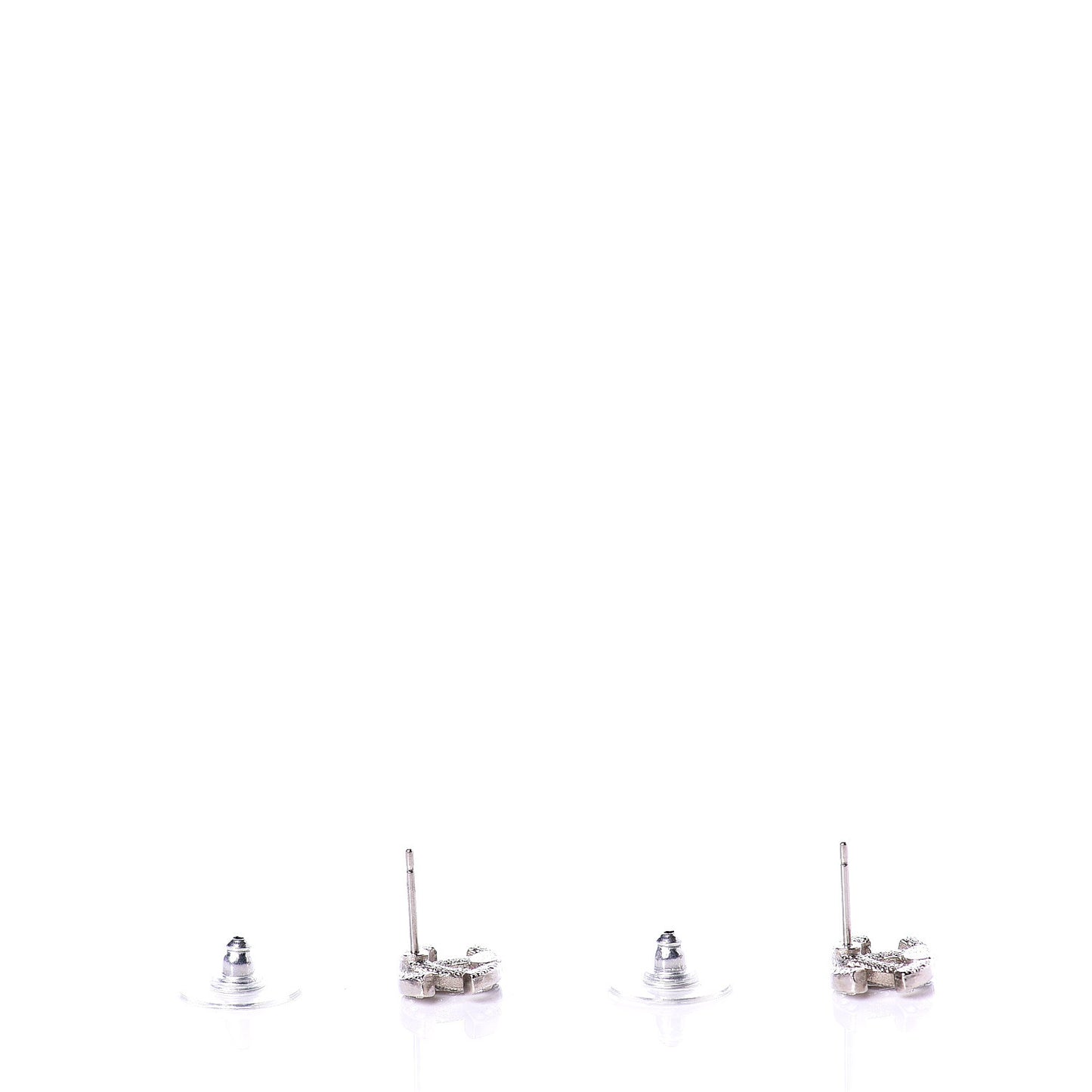 Crystal Timeless CC Earrings Silver