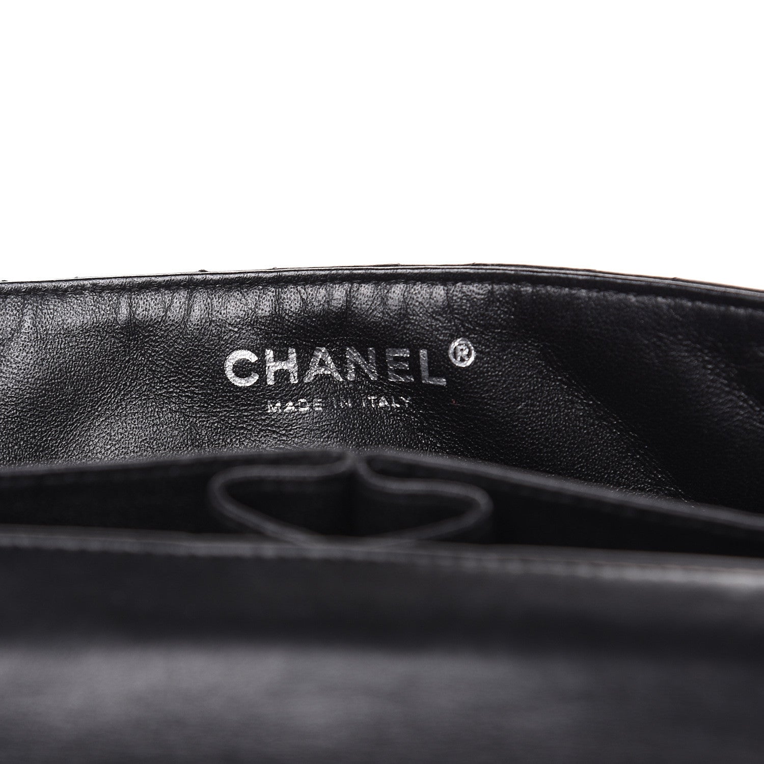 Chanel Lambskin Quilted East West Flap Black 6 of 13
