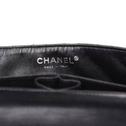 Chanel Lambskin Quilted East West Flap Black 6 of 13
