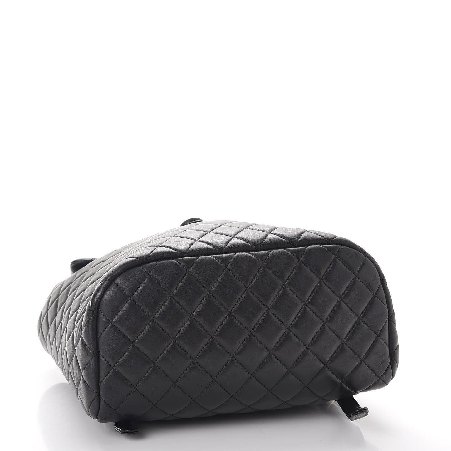 Lambskin Quilted Large Urban Spirit Backpack Black