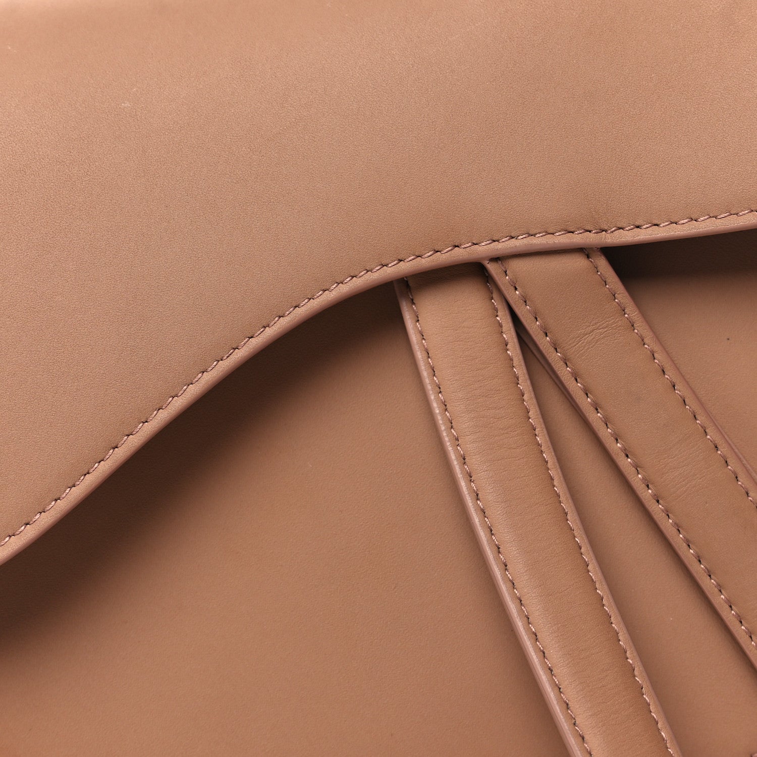 Christian Dior Ultra Matte Calfskin Saddle Bag Blush 8 of 12