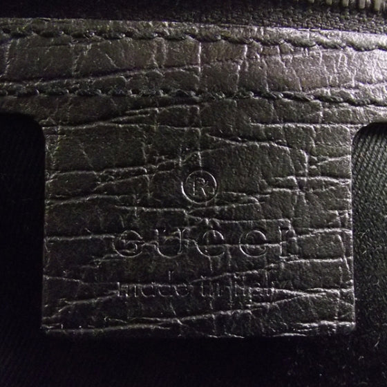 Gucci Monogram Bamboo Bullet Satchel 7 of 10
