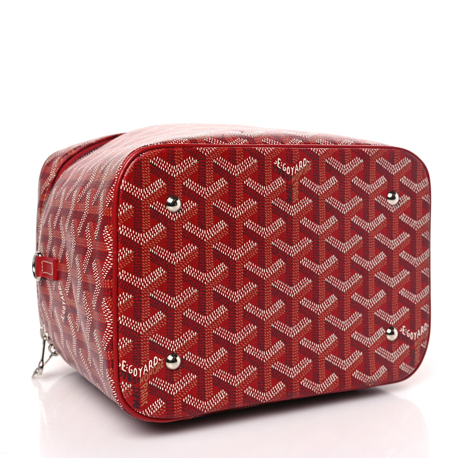Goyard Goyardine Muse Vanity Case Red 5 of 10