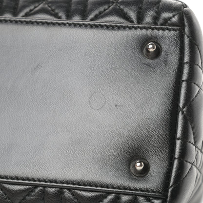 Christian Dior Lambskin Cannage Medium Lady Dior Black 12 of 14