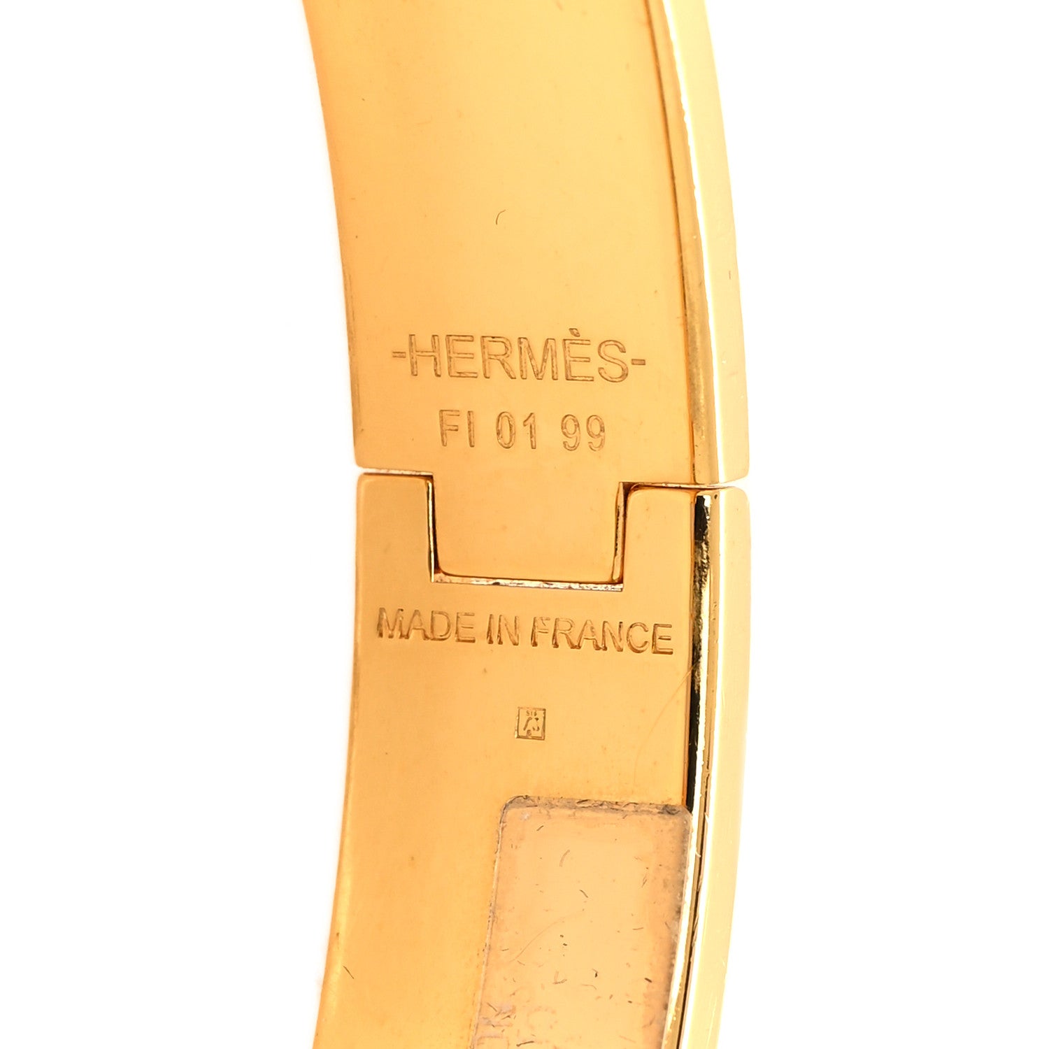 Hermes Enamel Narrow Clic Clac H Bracelet GM Black 4 of 5