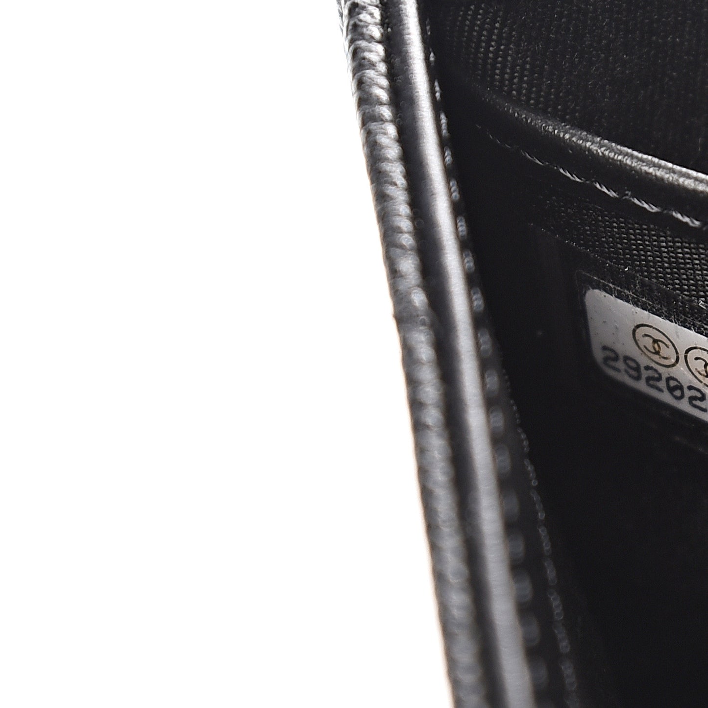 Caviar Quilted Boy Flap Wallet Black