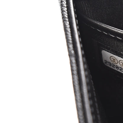 Chanel Caviar Quilted Boy Flap Wallet Black 7 of 8