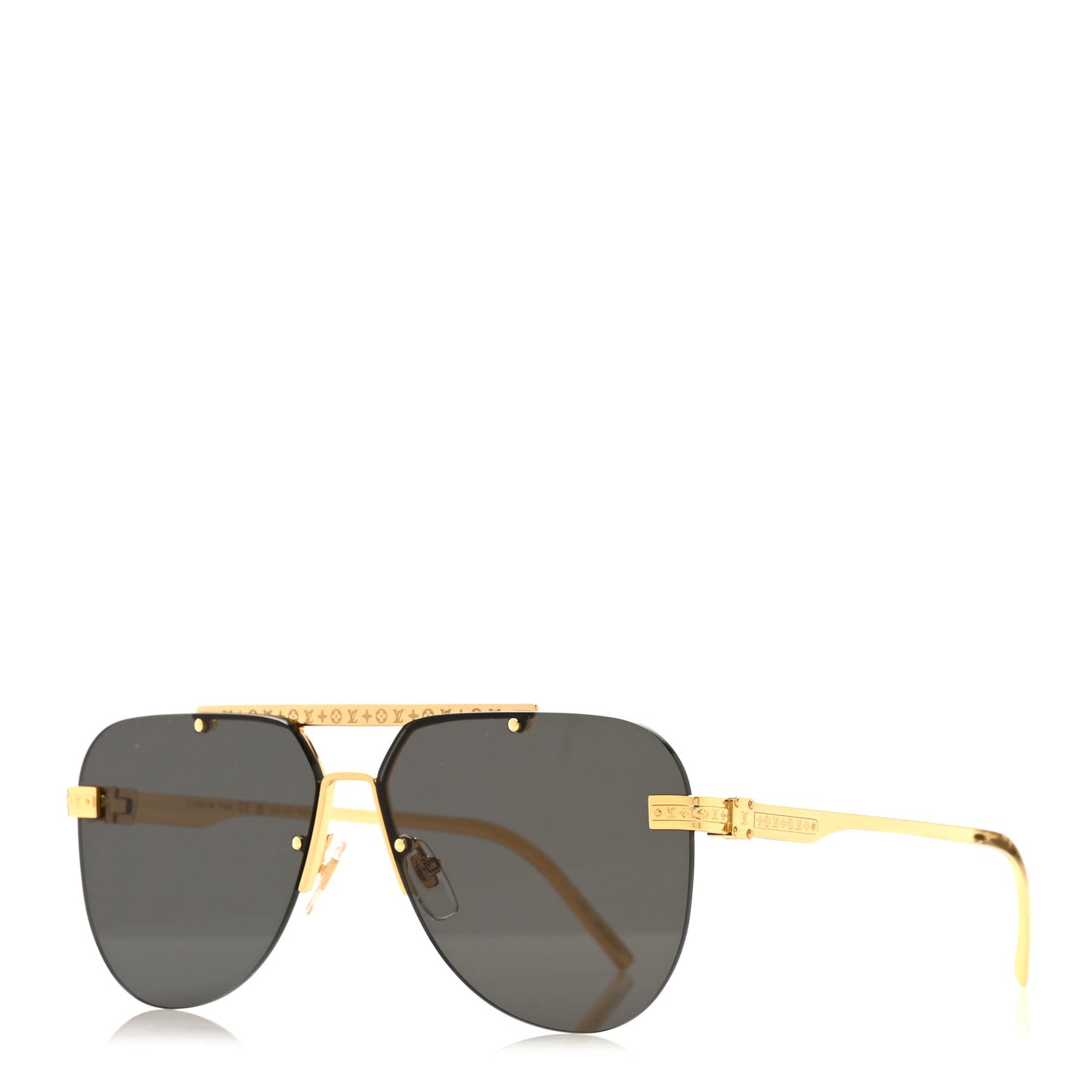 Metal LV Ash Sunglasses Z1261W Gold