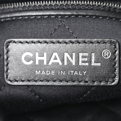 Chanel Tweed Patchwork Quilted Small Chanel 22 Black Pink White 7 of 11
