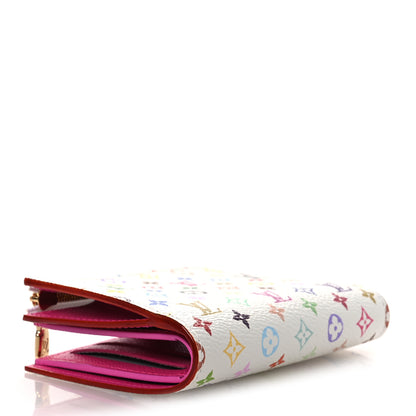 Louis Vuitton LV X TM Monogram Multicolor Lisa Wallet White 4 of 7