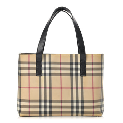 Burberry House Check Small Tote Black 1 of 19