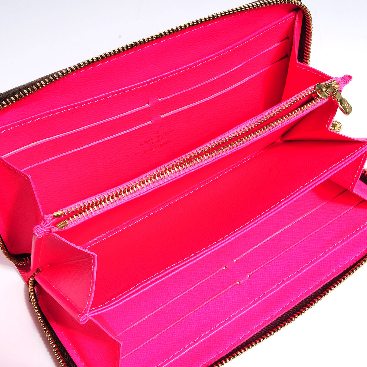 Monogram Graffiti Zippy Wallet Fuchsia