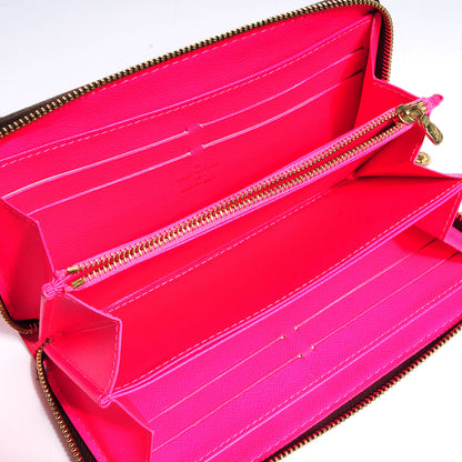 Louis Vuitton Monogram Graffiti Zippy Wallet Fuchsia 5 of 7