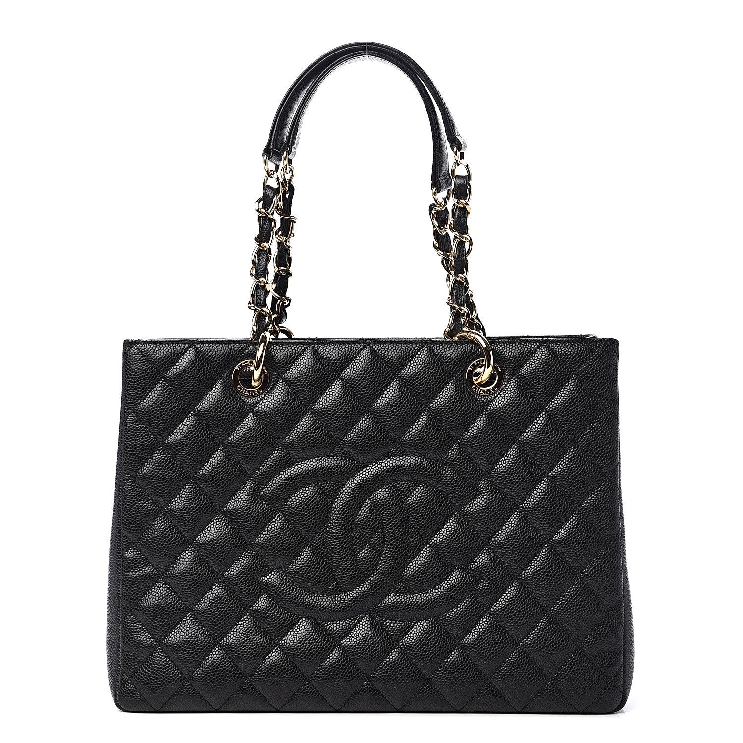 Chanel Caviar Quilted Grand Shopping Tote GST Black 1 of 9